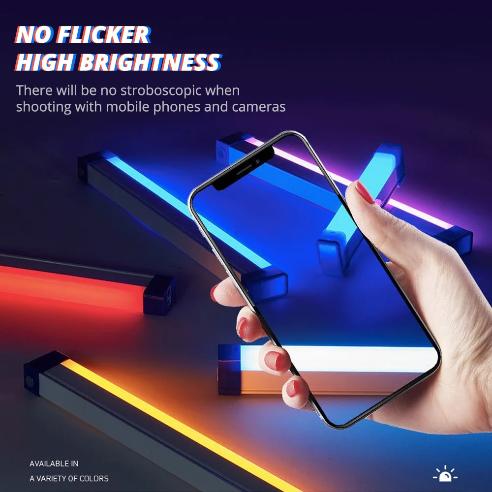 Luce di riempimento a LED portatile atmosfera colorata luce Video ricaricabile Selfie fotografia luce camera da letto illuminazione dal vivo luce notturna