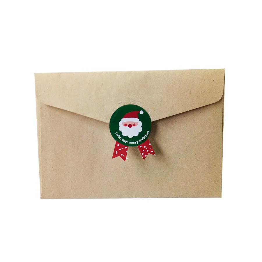 80PCS Vintage Christmas Theme series Badge Design DIY Multifunction Seal Sticker  Gift Label