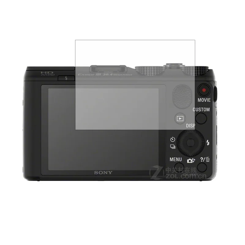 Szkło hartowane etui na sony DSC-HX50 HX60 HX50V HX60V kamera wyświetlacz LCD ochronne na ekran folia ochronna ochrony