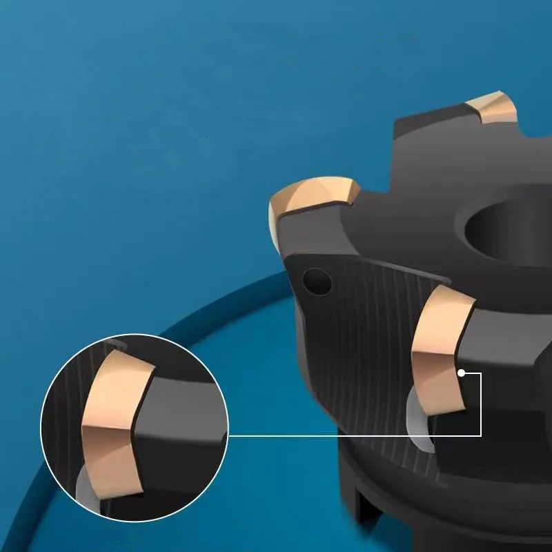 ASRF-Fresa de cara Indexable negra, 12 insertos, 12-50-22-4T, 63-22-4T, ASRF15, 63-22-4THard, ASRF12, 50D22d, 4 flautas para SDMT12 05