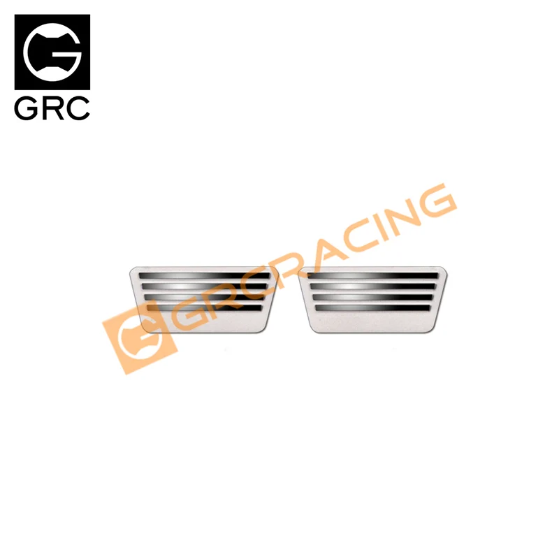 Stainless steel radiator grille, car shell rear lever pedal metal trim, for 1 / 10rc trx6 g63 trx4 G500 car accessories