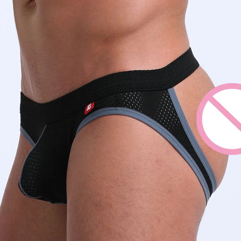 Sexy Gay Jockstrap Underwear Men Transparent  String Homme Slip Sexy Erotic Homens Mens Thongs And G Strings Cueca Gay WJ