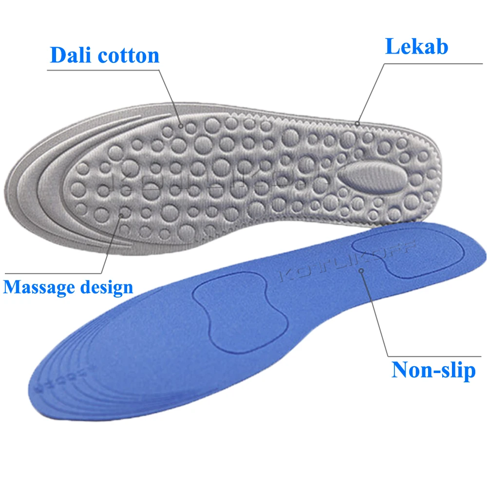 Unisex Ultra-thin Summer Sports Insoles Breathable Comfortable To Absorb Sweat Cushion Insole Insert Refreshing Feet Pads