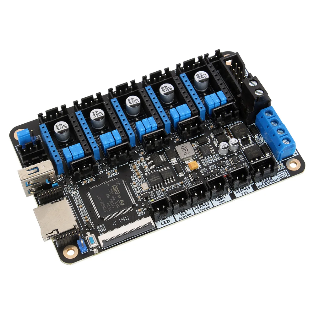 LERDGE-Z 3D Printer Board 32bit for control board parts motherboard with STM32 ARM 32 Bit Mainboard tmc2208 lv8729 TMC2209