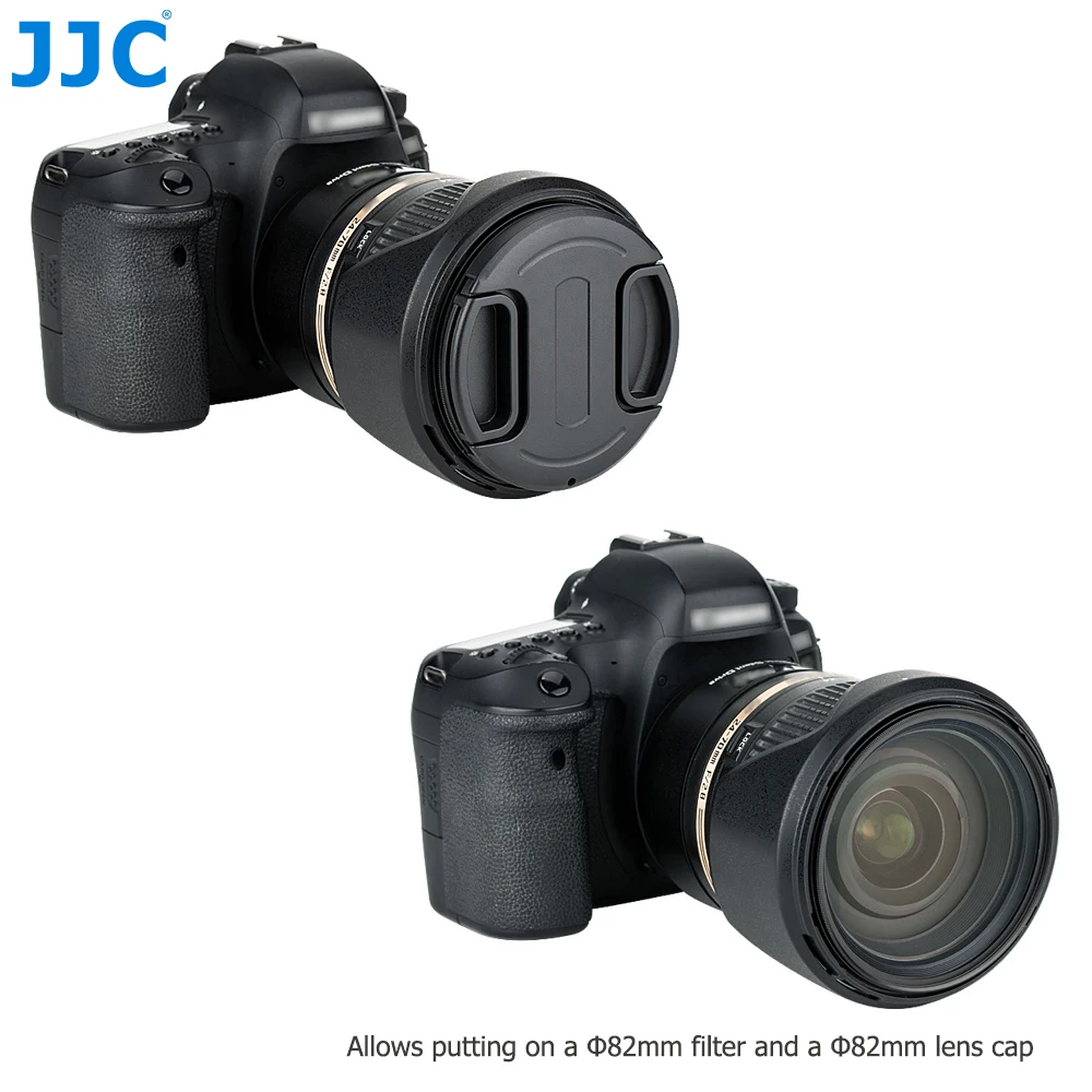 JJC HA007 Reversible Camera Lens Hood Compatible with Tamron SP 24-70mm F2.8 Di VC USD Lens for Canon 1D 6D 7D 80D Nikon D5 D6