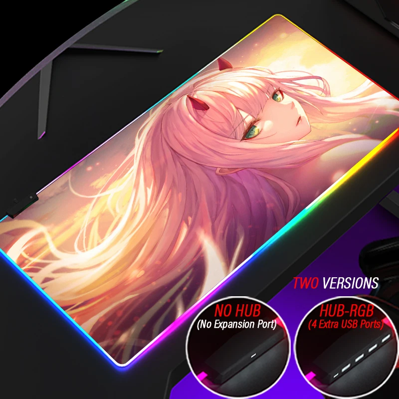 

Игровой светящийся RGB подставка для мыши Kawaii HD Коврик для мыши на заказ с нулевым двумя втулками аксессуары для ПК