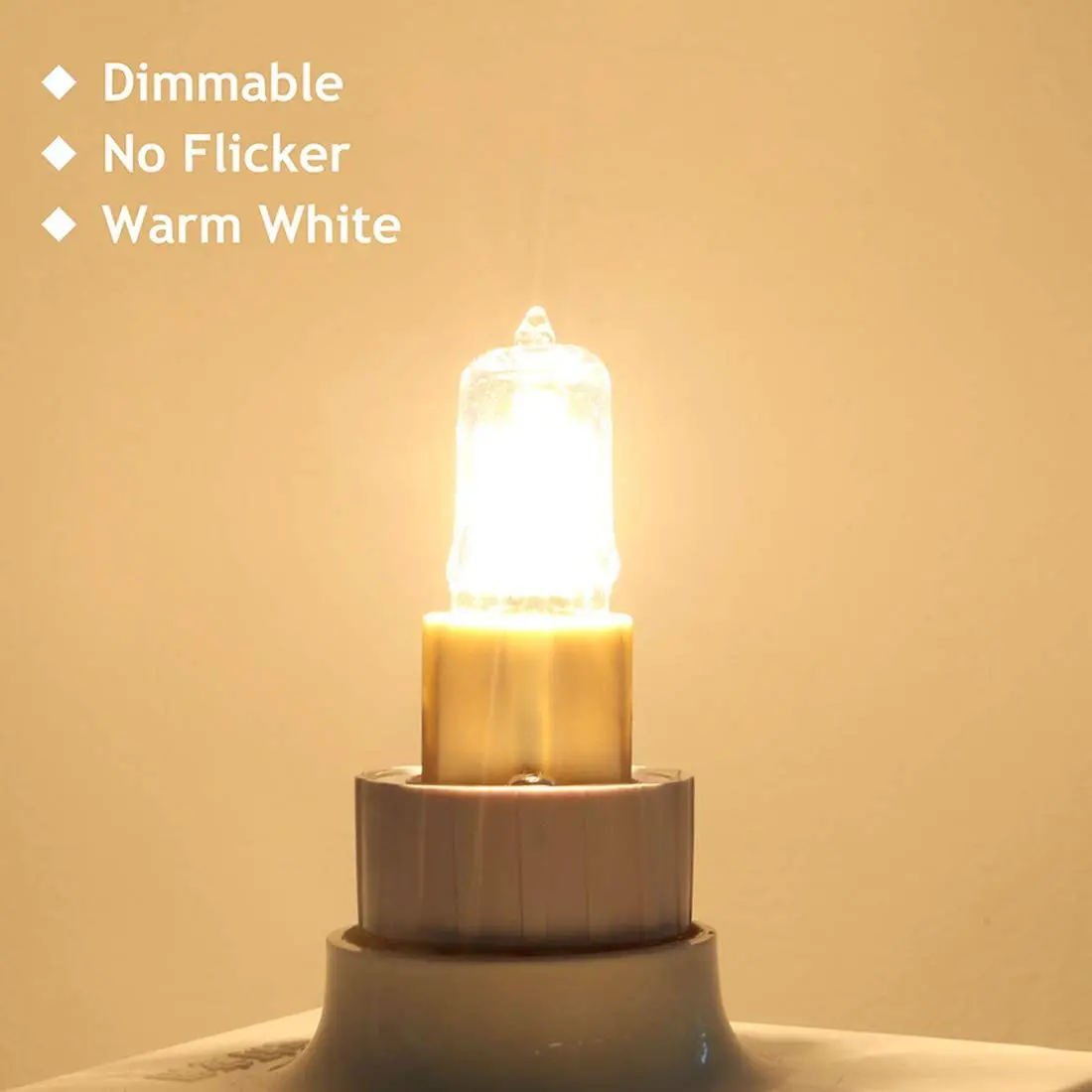 HoneyFly 10pcs G9 Dimmable Halogen Bulb 220V 42W 28W +C Capsule Clear Crystal Energy C Halogen Lamp Warm White Quartz Glass - Image 4