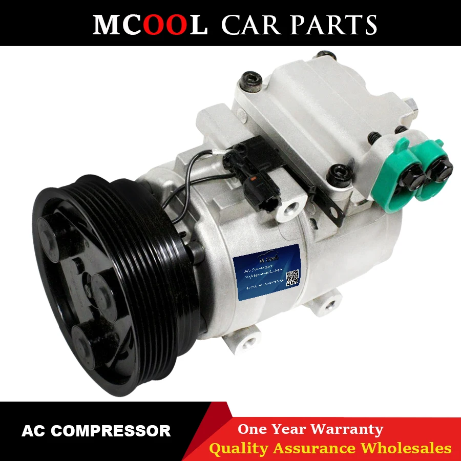 For HS15 Air AC Compressor Hyundai Tiburon GT Coupe 2-Door 2.7L 2003-2008 97701-2C600 977012C600 351273161 6512202  K2021531AM