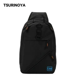 TSURINOYA Men Women Single Shoulder Fishing Bags E3 35*24*11cm Waterproof Multifunctional Tackle Accessories Bag Large Capacity