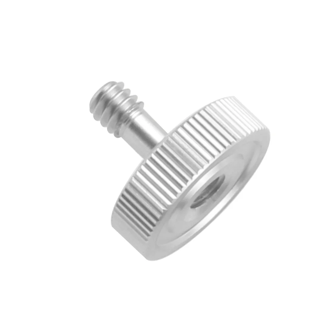 10PCS Aluminium Rändel Schritt Kopf Hand Straffen Rändelschraube 1/4 bis 1/4 zoll Männlich zu Weiblich Umwandlung Schnellwechselplatte Schraube – Detail 8