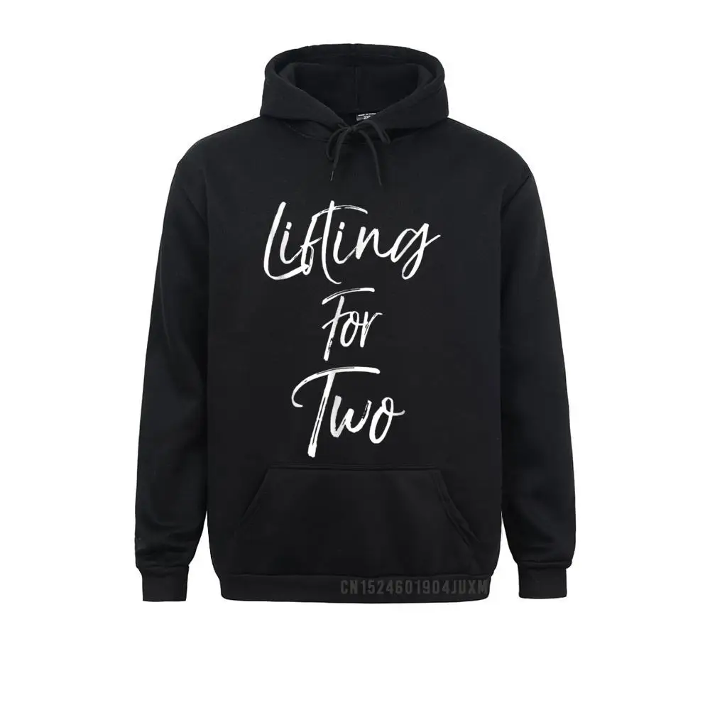 Casual Sweatshirts On Sale Lifting For Two Hooded Fun Cute Pregnancy Pregnant Tee Men Hoodies Printed On Long Sleeve Hoods