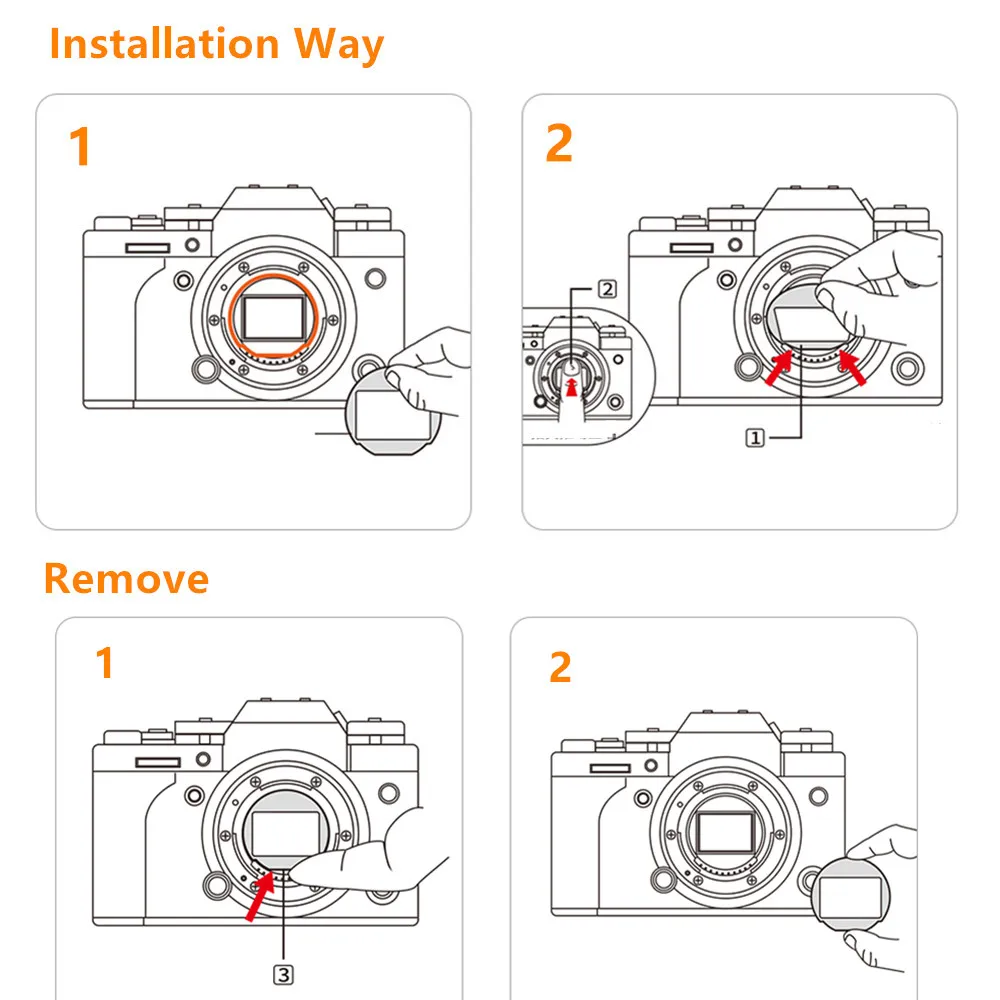 Clip-in CMOS Protector UV ND8 ND16 ND32 ND64 ND1000 Night Neutral Density Filter for Fujifilm XT5 XT4 XT50 XT30 XE4 XH2S XS20