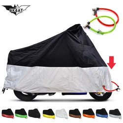 Motorcycle cover tarpaulin For honda goldwing 1800 vtx 1800 cbr f4i cb 900 hornet today yamaha fz6 fz1 xj6 mt 09 fjr 1300