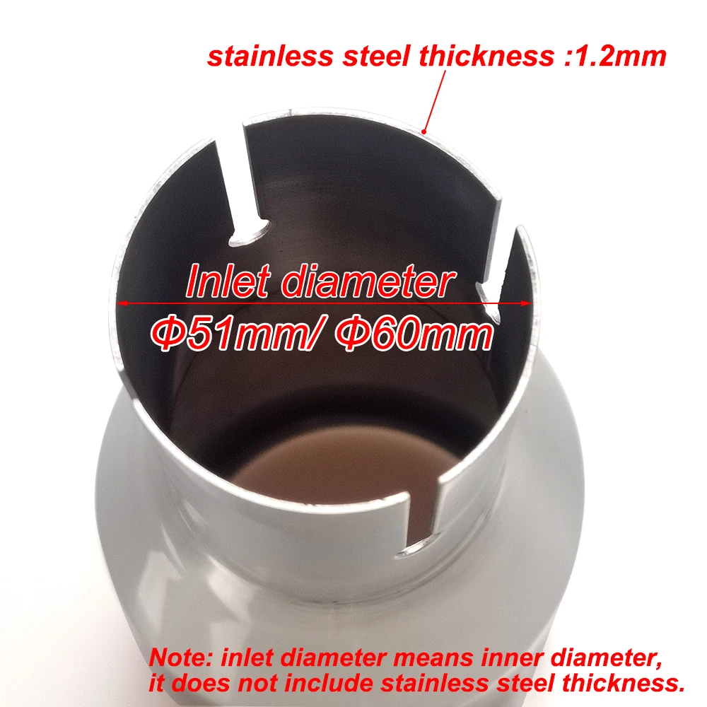 1 stück Universal änderung Auto Zubehör silber Curly Flansch Schalldämpfer auspuff Edelstahl Spitze Ende Rohr