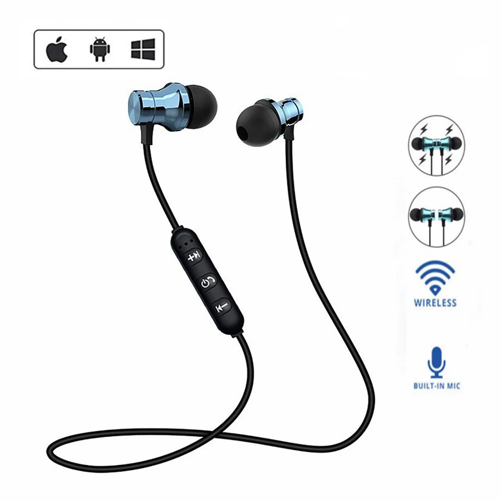 Bluetooth Earphone Sport Handsfree Headphones Wireless headphones Magnetic Headset For IPhone Xiaomi Huawei Honor Samsung Redmi