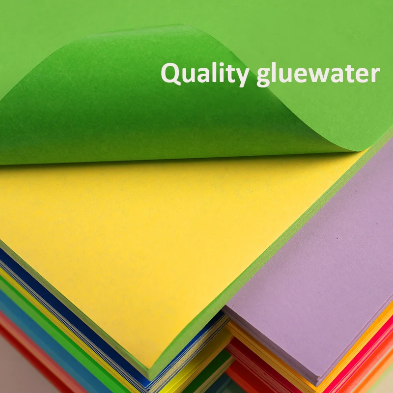 A4 Color Self-adhesive Sticker Paper Colorful Adhesive Label Waterglue For Copier Laser Inkjet Printer 20 or 50 sheets