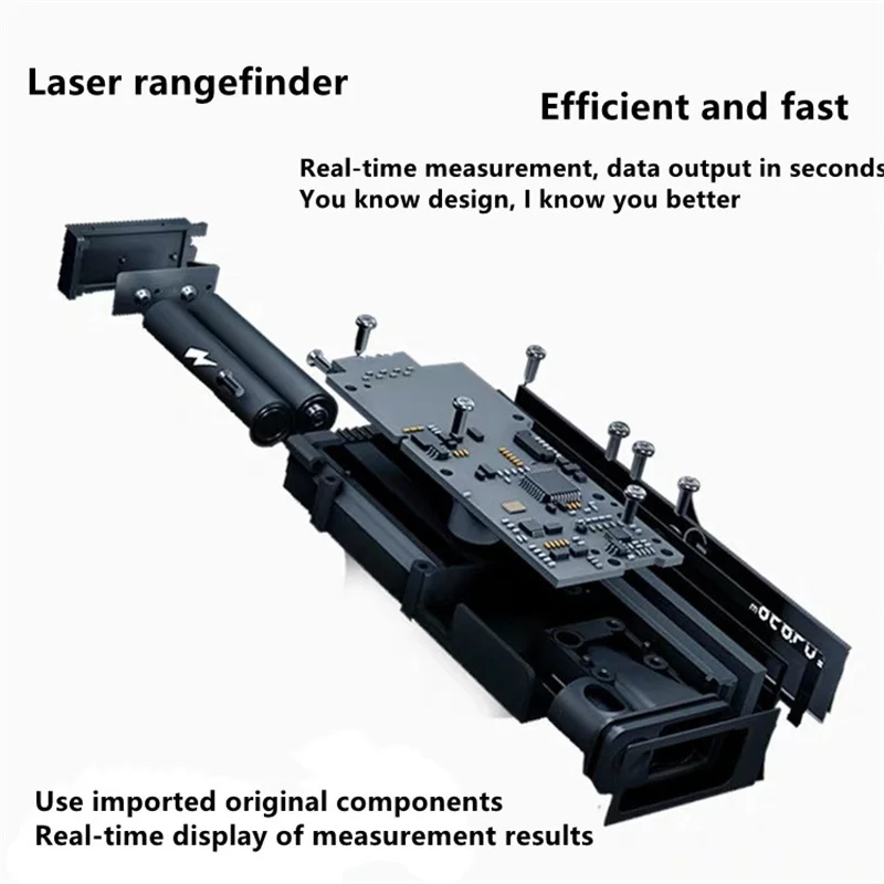 40m P1s Telêmetro a laser Medidor elétrico Ruler Trena Digital LCD Medidor de distância a laser Telêmetro medidor de distância para carpintaria DIY
