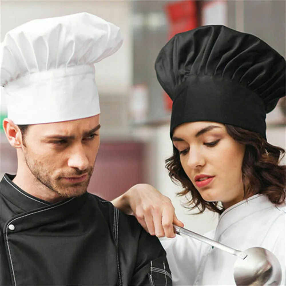 

New Chef Hat Baker Kitchen Cook Restaurants Catering Cap Men Women Professional Catering Butchers Hat Work Clothes High Quality