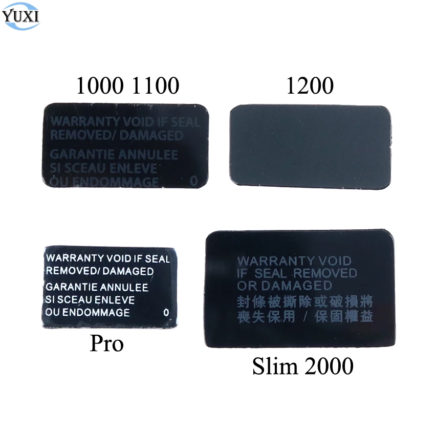 

YuXi 5pcs/lot For Sony Playstation 4 PS4 1000 1100 1200 slim 2000 For PS4 Pro Console Host Seal Sticker Label