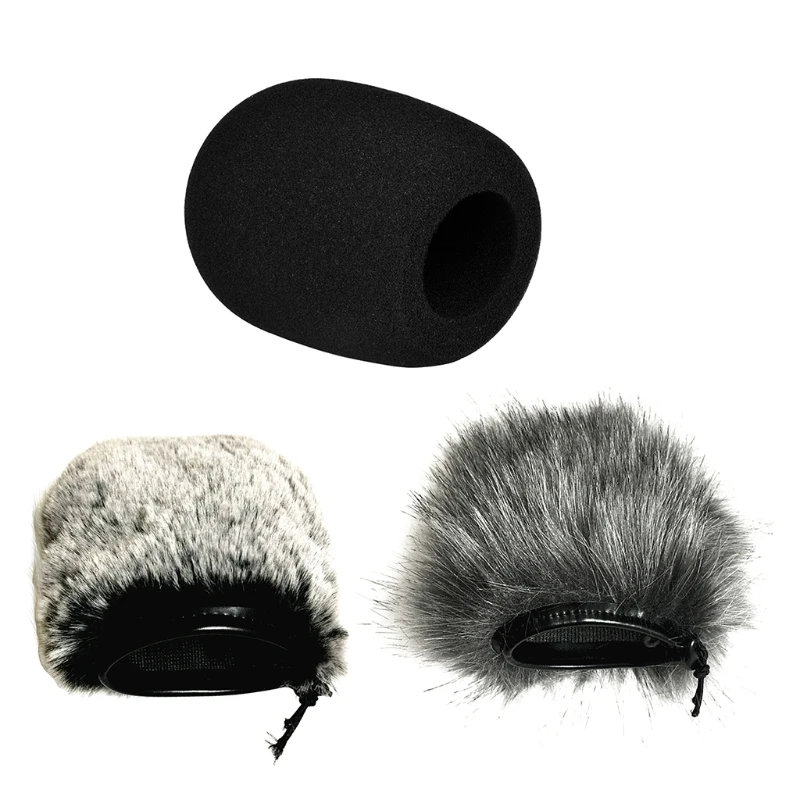 Windscreen Microphone Cover Windproof Foam For Audio Technica ATR2500 AT2020 AT2035 AT 2020 2035 2050 Mic Windshield