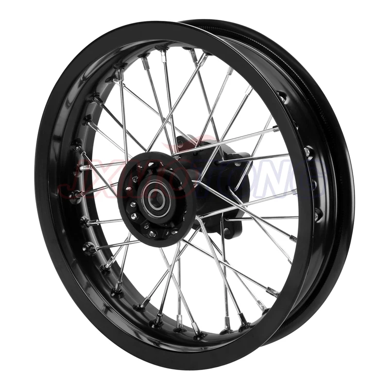 Black wheel Front 2.15-12 & Rear 2.50-12 12 inch 32 hole wheels hub motorcycle modified accessories high quality