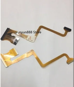 2 pces para jvc ms120 ms130 ms123 hm200 cabo de tela lcd linha flexível vulnerável