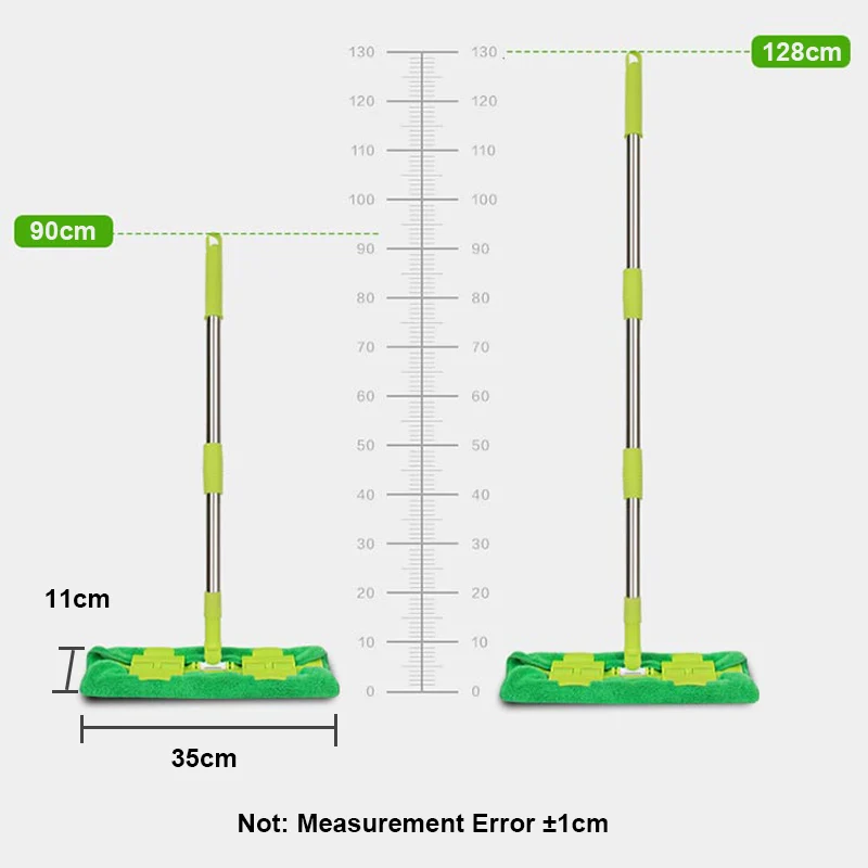 Floor Cleaning Tools Multifunctional Flat Mop And Refill Microfiber Towel New Easy Things For Home Kitchen Housework Wall Tiles