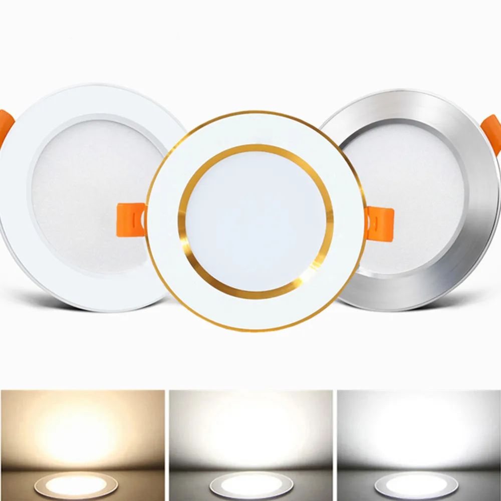 Modern LED Downlight 5W 7W 12W 15W Spot lights Recessed Round LED Ceiling Lamp AC220V-240V Indoor Lighting Warm White Cold White