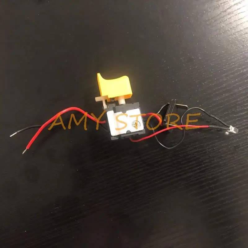 1Pc 7.2-24V 12A per batteria al litio Trapano a batteria Interruttore di controllo della velocità Trapano elettrico Interruttore a grilletto con piccola luce