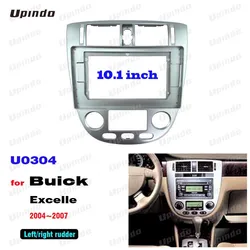 2 Din 10.1 Inch Car Radio Fascia Panel Frame for Buick Excelle 2004-2007 Dashboard ABS Plastic Installation Trim Kit