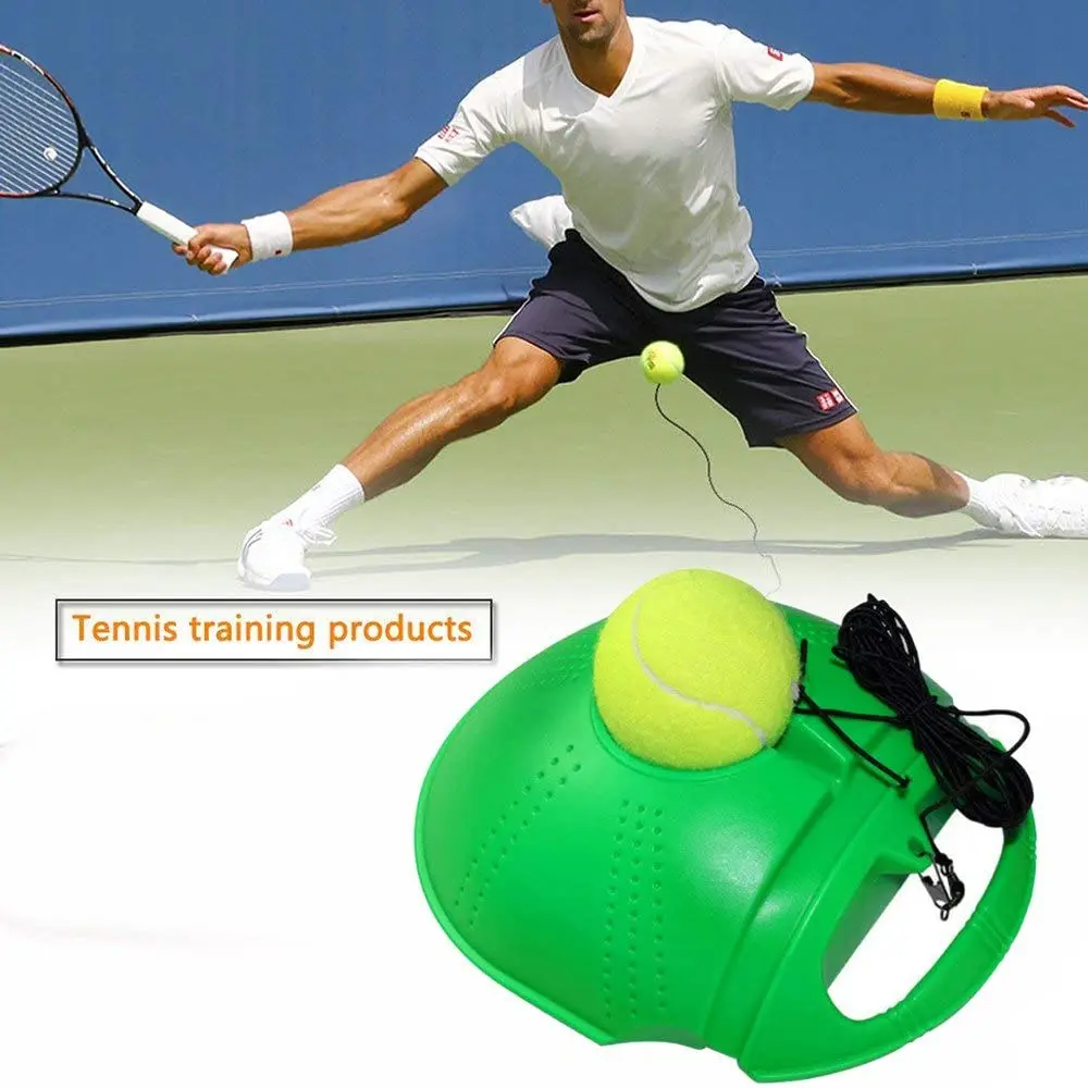 Juego de equipo de entrenamiento de tenis, pelota de rebote, cuerda, entrenador de tenis, agilidad, equipo de ejercicio, principiante, herramienta