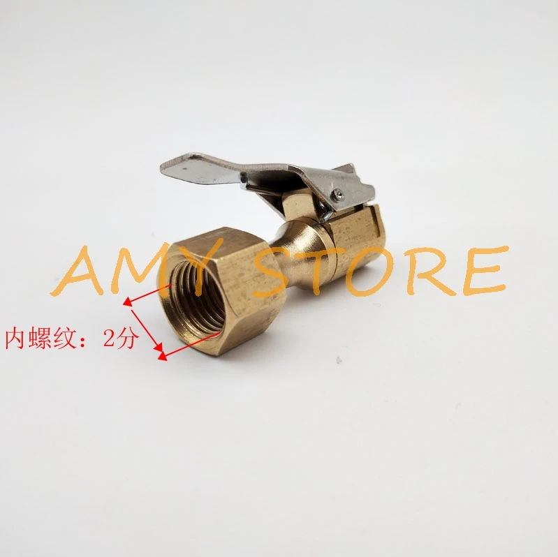 1Pc Car Auto Tire Valve Inflator Pneumatic Chuck Collect Air Quick Inflation Nozzle 6mm 8mm Hose Barbed 1/4\