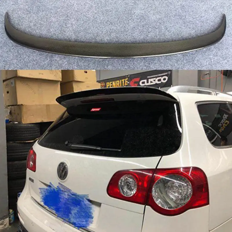 New product release high quality carbon fiber spoiler roof wing for Volkswagen R36 travel version carbon fiber spoiler