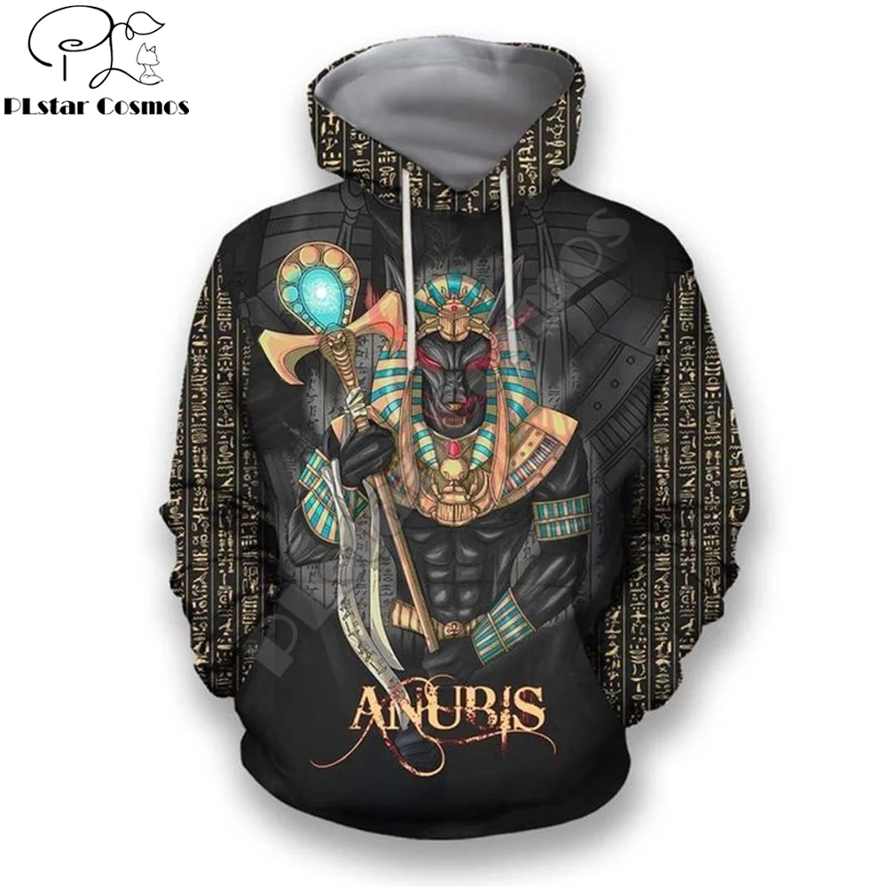 

Egyptian God Eye of Horus Pharaoh Anubis face 3D Print Men Hoodie Harajuku Fashion Hooded Sweatshirt Street Jacket Unisex hoodie