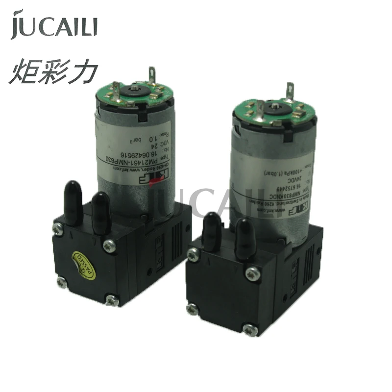 Jucaili 1 PC คุณภาพสูงเครื่องพิมพ์ Flora เดิม 24V DC KNF ปั๊ม (PM21461-NMP830) สำหรับ Flora Inkjet เครื่องพิมพ์ Air ปั๊ม