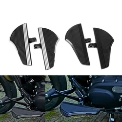 1 Pair Motorcycle Rear Passenger Defiance Floorboards Male Mount Foot Pegs Aluminum Pedal For Harley Touring Electra Glide Dyna