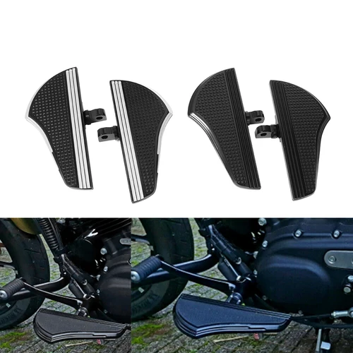 1 par de estribos traseros para motocicleta, estriberas de montaje macho, Pedal de aluminio para Harley Touring Electra Glide Dyna