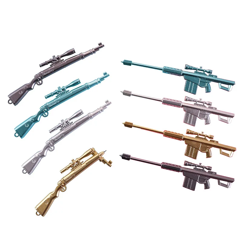 

36 pcs/lot Creative Sniper rifle Gel Pen Cute 0.38mm black ink Neutral Pen School writing Supplies Promotional Gift