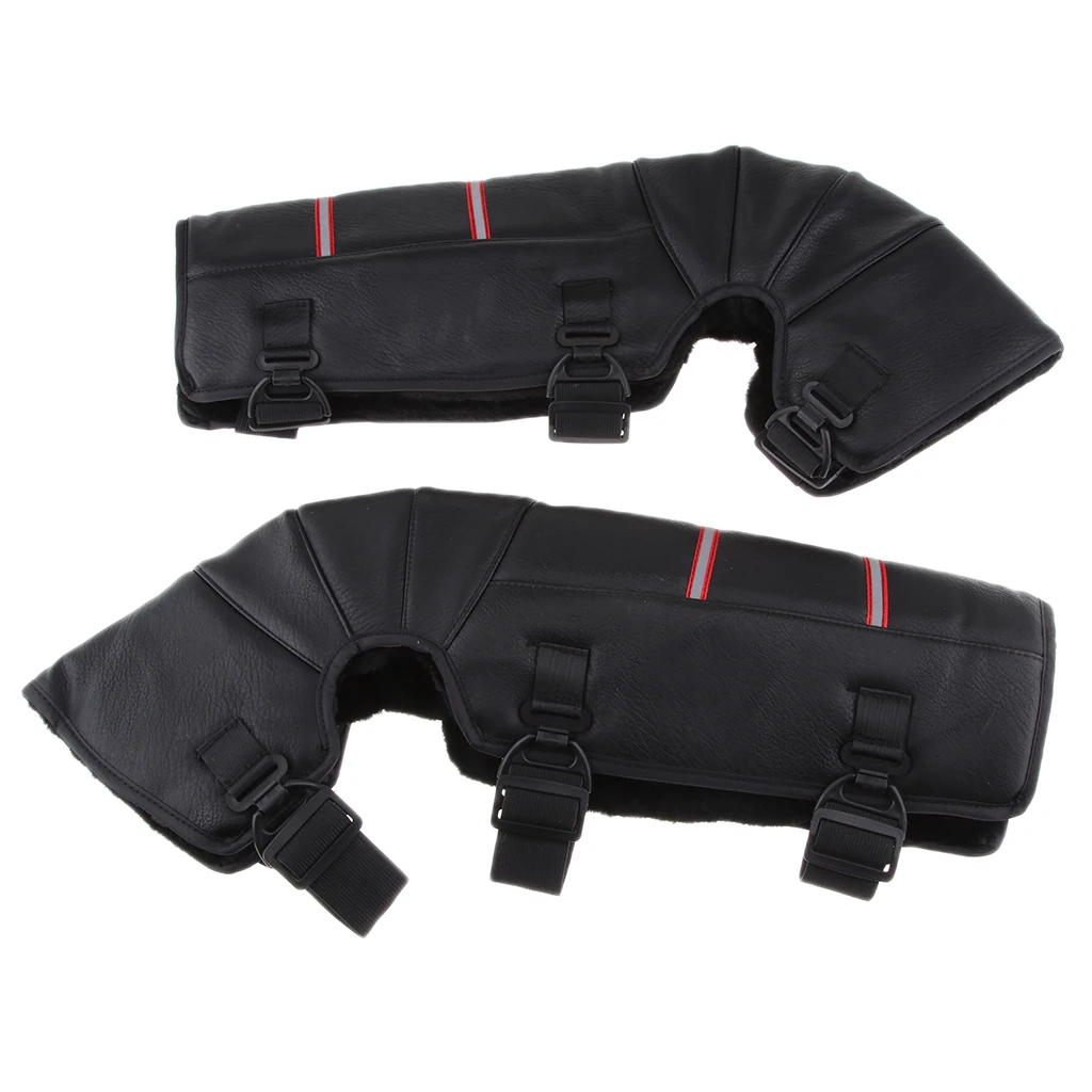 2Pcs Motorcycle Winter Knee Leg Pad Protector For ATV Quad Scooter Riding Cycling Motorcross Motorcycle knee Pads Protection