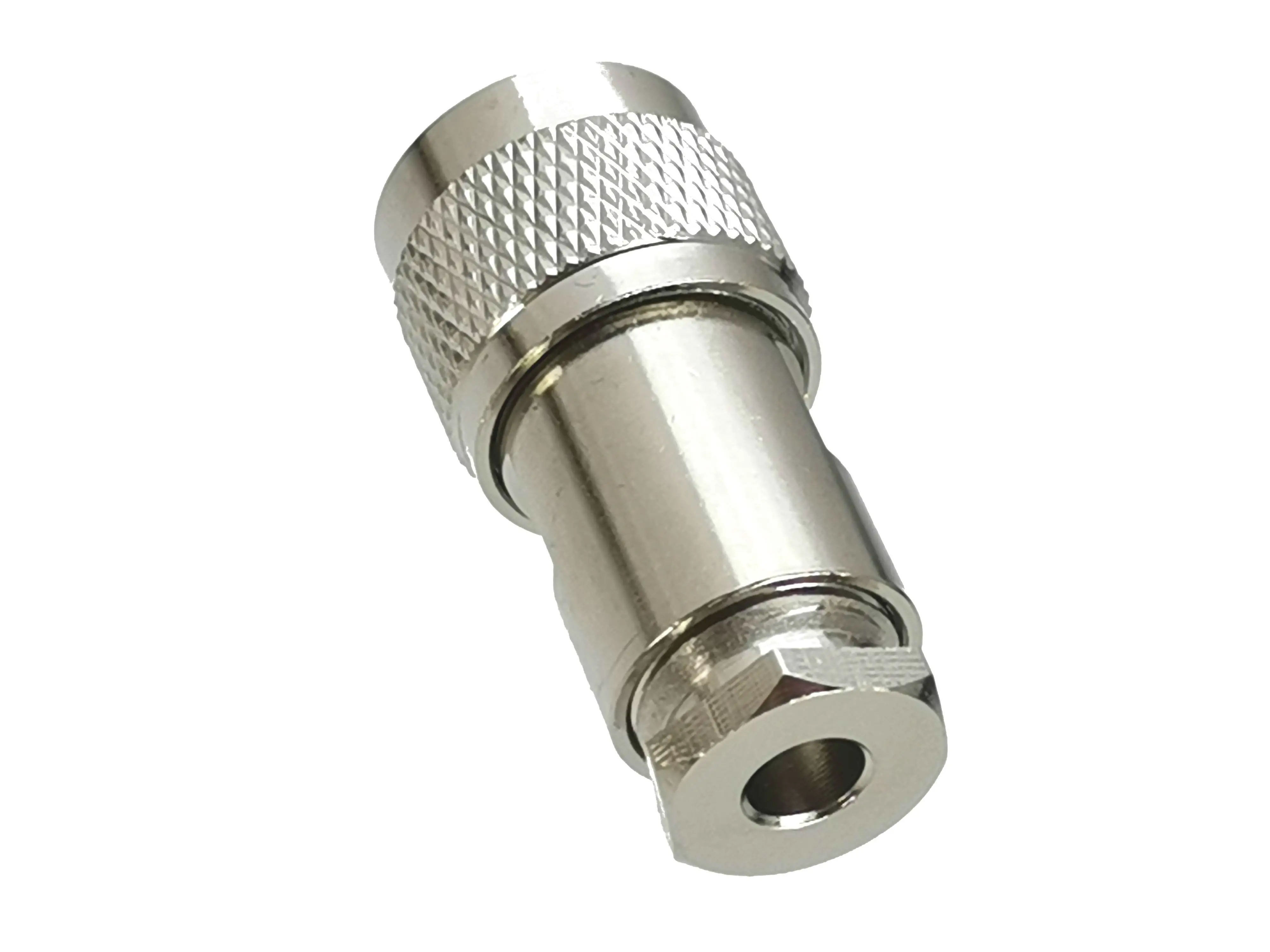 10pcs UHF PL259 Male Plug Connector Clamp RG58 RG142 LMR195 RG400 Cable RF Coaxial Brass Straight New