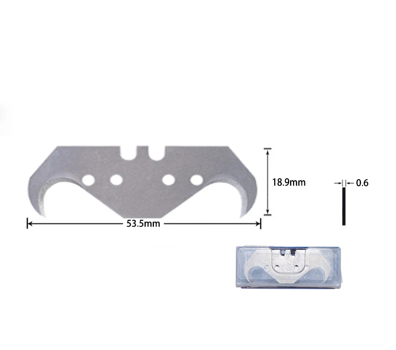 Foldable Hook Knife with 5pcs Hook Blades  Accessories for Geomembrane Overlap Wedge Welder Geomembrane Plastic Welding Machine