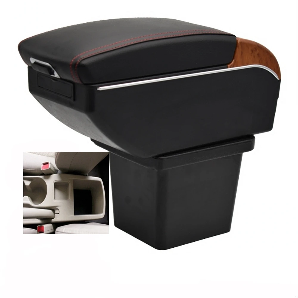 

For Hyundai Elantra Touring I30 I30cw Armrest Box Retrofit Parts Center Console Special Storage Space Car Elbow Rest with USB