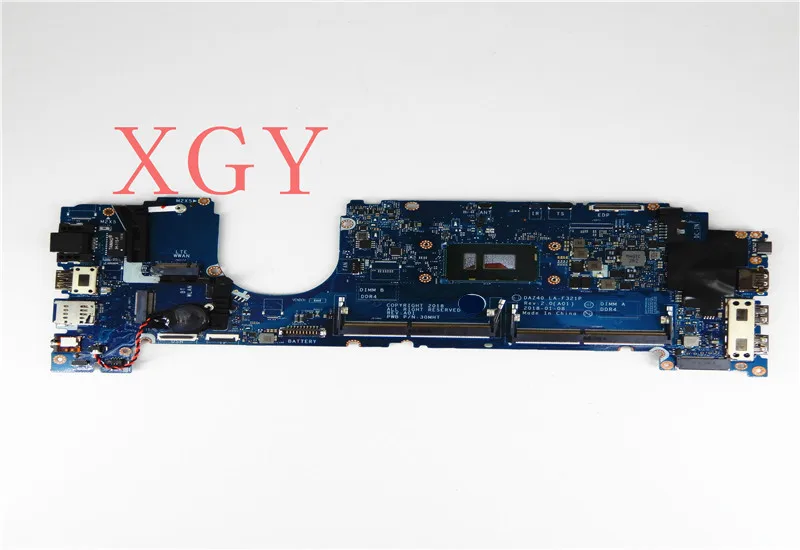 

For DELL latitude 7490 laptop motherboard CN-0NFCCJ 0nfccj nfccj daz40 LA-F321P with SR3L8 I7-8650U cpu 100% working fine