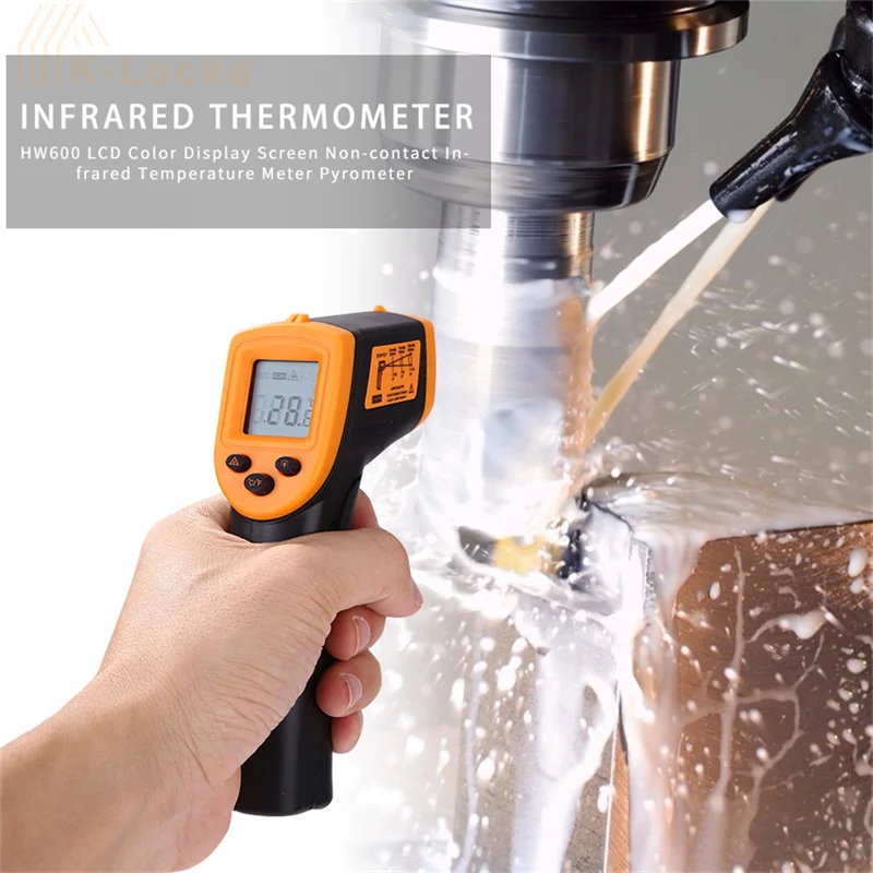 Portable Handheld Infrared Thermometer Digital Instant Read Home Kitchen BBQ Industrial High-precision Temperature Sensor