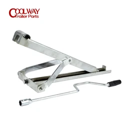 1 PC RV Trailer Stabilizing Stands Hand Handle C-Style Jacks Caravan Parking Legs Camping Stabilizer Parts Accessories