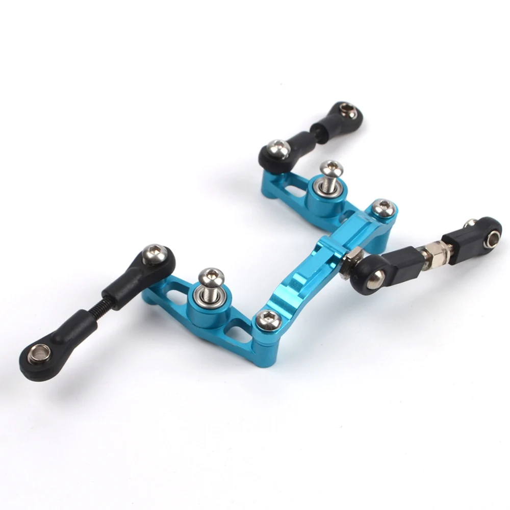 Aluminum Ball Bearing Crank Steering Set for Tamiya TT02 TT-02 Upgrade Parts