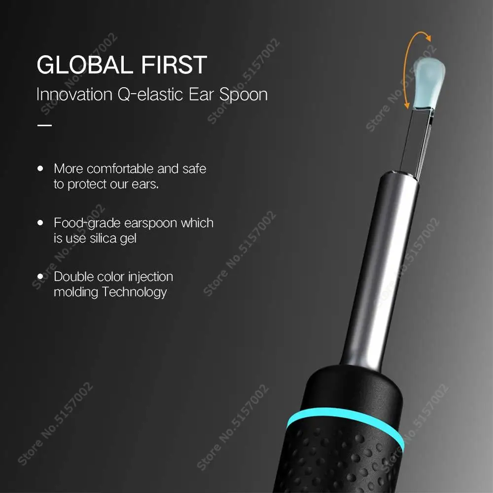 Bebird M9 Pro Smart Visual Ear-Stick Endoscope 300W High Precision In-Ear Endoscope with 300mAh Magnetically Charged Base