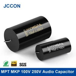 2 pezzi MPT MKP 100V 250V condensatore HIFI febbre assiale giunto incrociato frequenza divisa per condensatore Audio altoparlante audiofilo