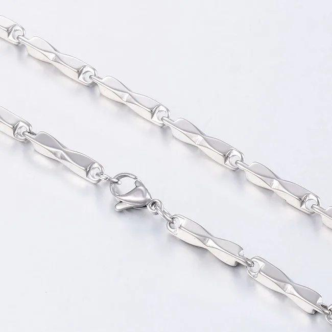 Edelstahl Herren Byzantinische Kette Hip-Hop Mode-Stil Modeschmuck – Detail 6