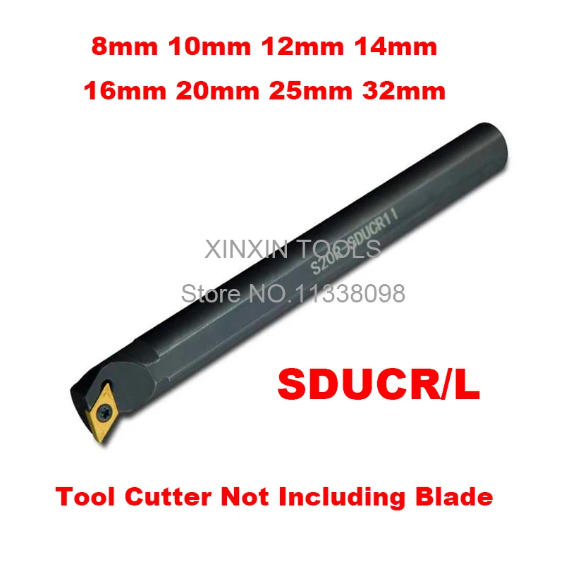 1PCS 8mm 10mm 12mm 14mm 16mm 20mm 25mm 32mm SDUCR07 SDUCR11 SDUCL07 SDUCL11 the Right/Left Hand CNC Turning Lathe tools